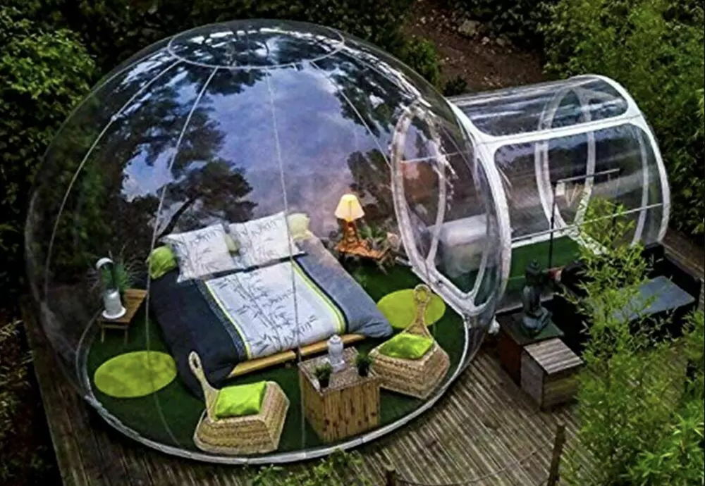 double bubble tent